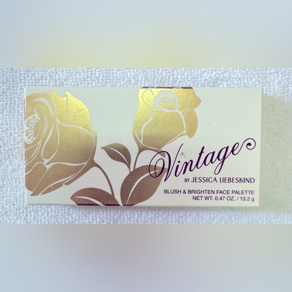 Vintage by Jessica Liebeskind Blossom/Poppy BLUSH & BRIGHTEN FACE PALETTE 13.2g - Picture 3 of 5